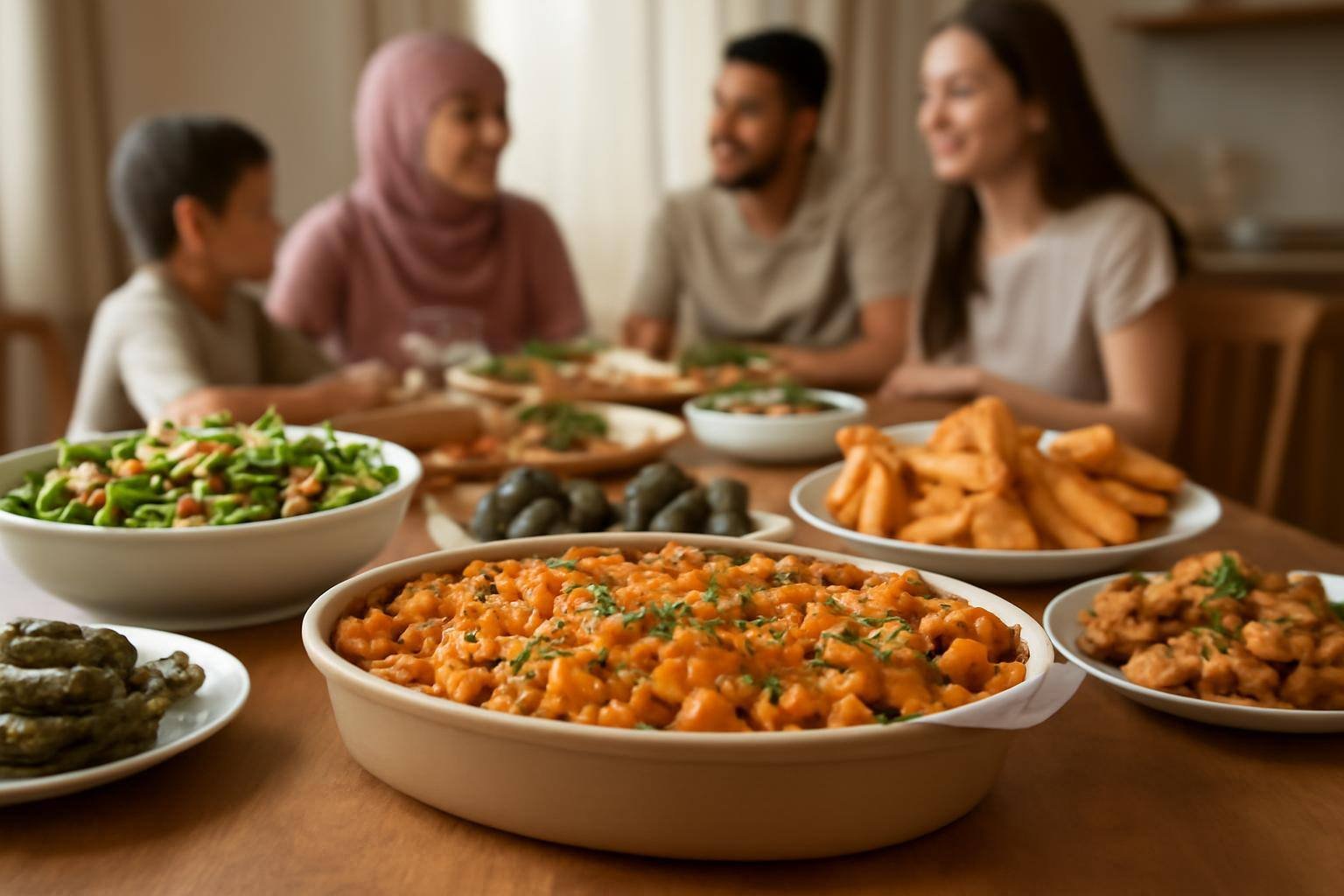 صورة توضيحية حول أكلات سهلة للعزومات