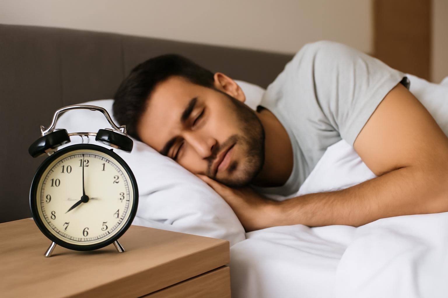 صورة توضيحية حول الفرق بين النوم الكافي والنوم الجيد
