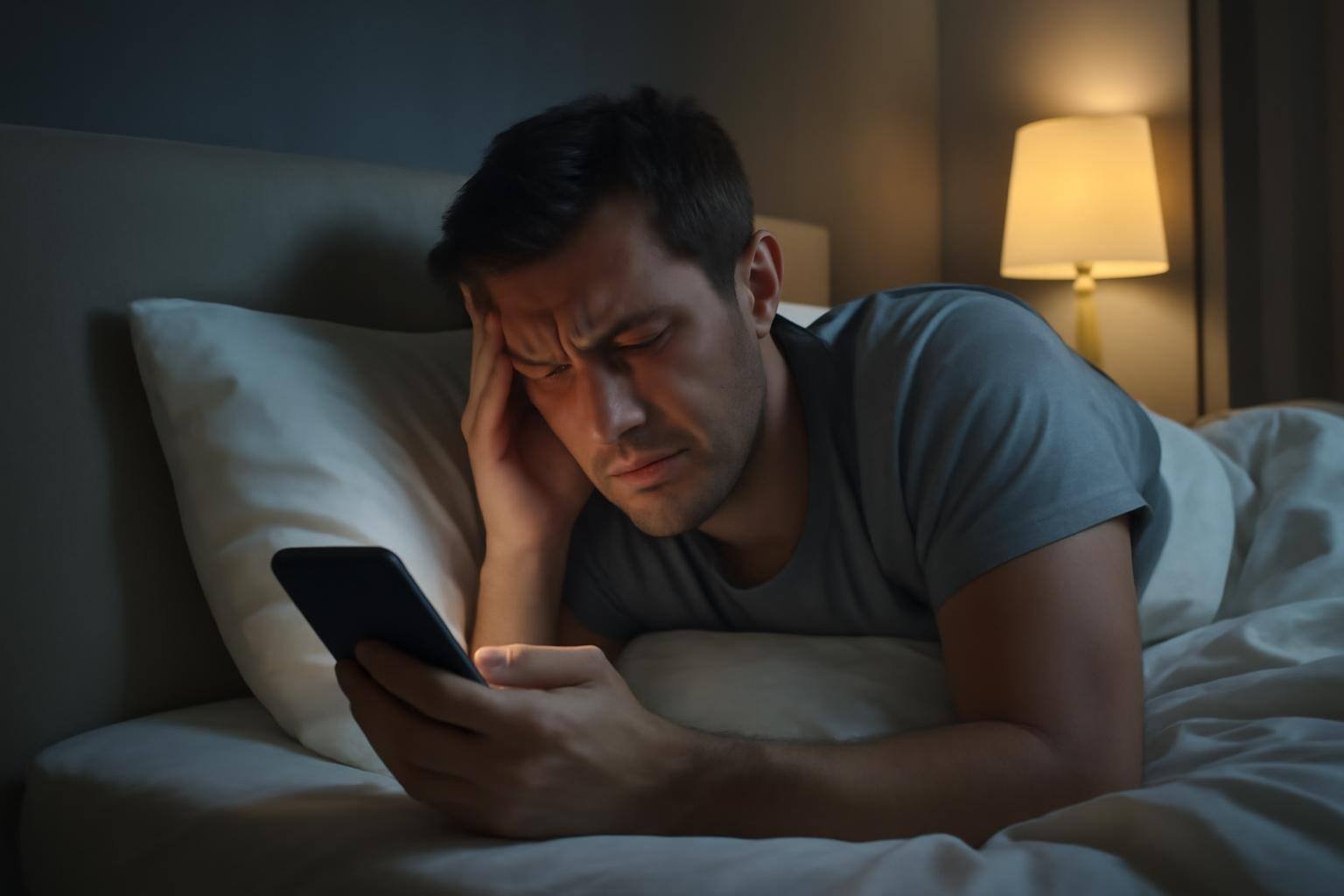 صورة توضيحية حول أخطاء قبل النوم