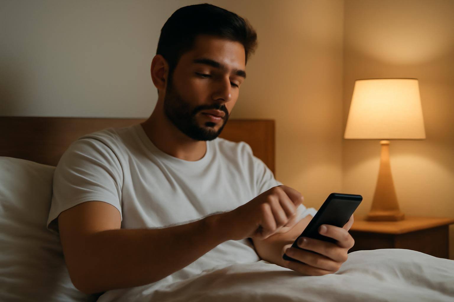 صورة توضيحية حول فوائد ترك الشاشات قبل النوم