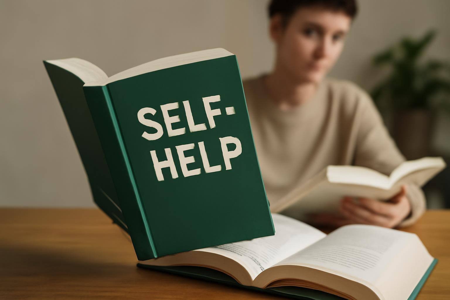 صورة توضيحية حول فوائد كتب التنمية الذاتية